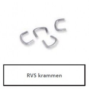 RVS Krammen a 500 stuks A. van Elk BV